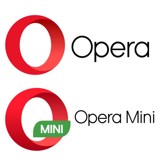 Opera and Opera Mini Browser logo vector download