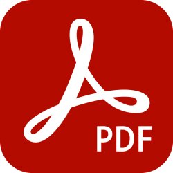 Adobe Acrobat Reader - Edit PDF icon logo vector