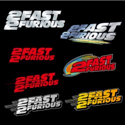 2FAST 2FURIOUS logo vector icon Free Download
