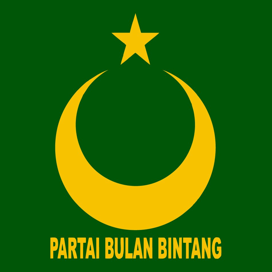 Logo PBB Partai Bulan Bintang - Download Vector, PNG File - IconLogoVector