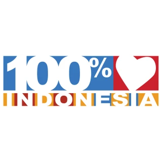100% Cinta Indonesia Logo