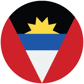 Antigua and Barbuda (Circle Flag) PNG, AI, EPS, CDR, PDF, SVG