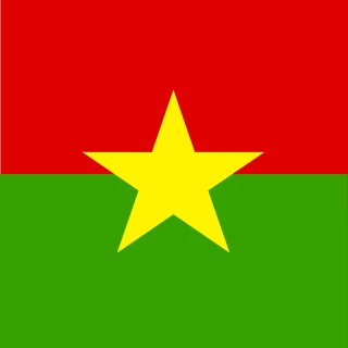 Flag of the Burkina Faso Square Flag PNG, AI, EPS, CDR, PDF, SVG [Square Flag]