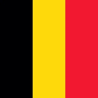 Flag of the Kingdom of Belgium [Square Flag]