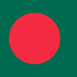 Flag of the People's Republic of Bangladesh [Square Flag]