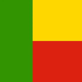 Flag of the Republic of Benin [Square Flag]