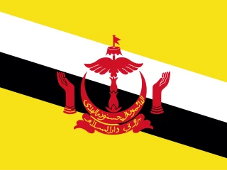 Flag of the Nation of Brunei, the Abode of Peace