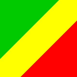 Flag of the Congo (Republic of the Congo) Square Flag PNG, AI, EPS, CDR, PDF, SVG [Square Flag]