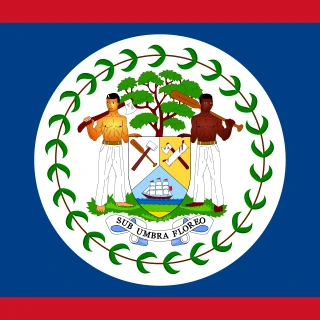 Flag of the Belize Square Flag PNG, AI, EPS, CDR, PDF, SVG [Square Flag]