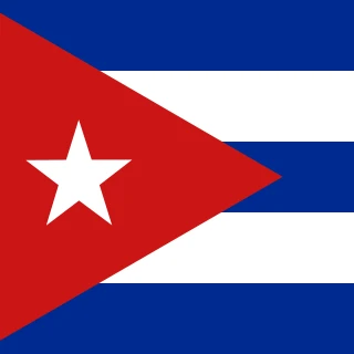 Flag of the Republic of Cuba [Square Flag]
