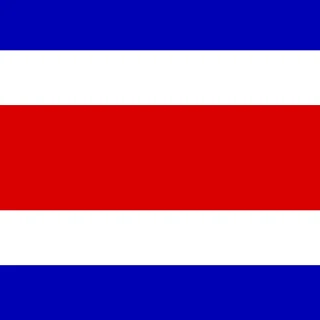 Flag of the Republic of Costa Rica [Square Flag]