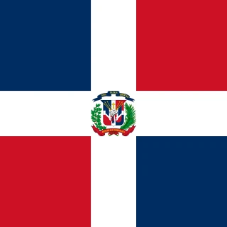Flag of the Dominican Republic [Square Flag]