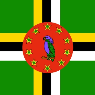 Flag of the Commonwealth of Dominica [Square Flag]