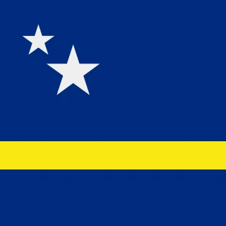 Flag of the Country of Curaçao [Square Flag]