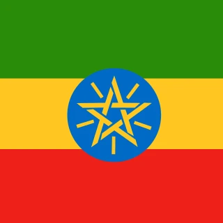Flag of the Federal Democratic Republic of Ethiopia [Square Flag]