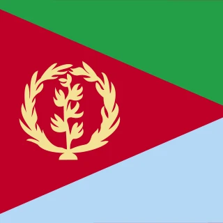 Flag of the State of Eritrea [Square Flag]