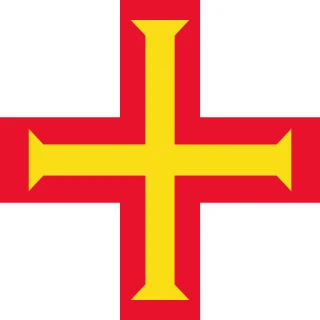 Flag of the Bailiwick of Guernsey [Square Flag]
