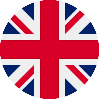 Flag of the United Kingdom of Great Britain and Northern Ireland (Circle, Rounded Flag)