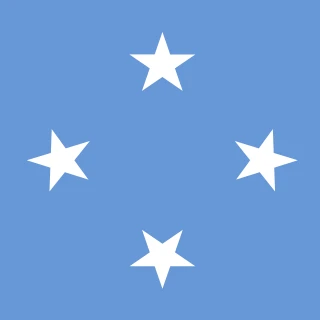 Flag of the Federated States of Micronesia [Square Flag]