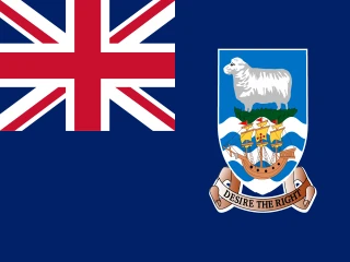 Flag of the Falkland Islands (Islas Malvinas)
