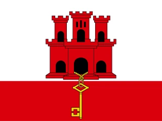 Flag of the Gibraltar 