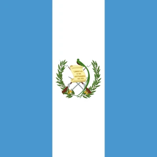 Flag of the Republic of Guatemala [Square Flag]