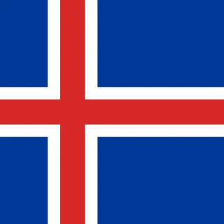 Flag of the Iceland [Square Flag]
