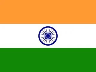 Flag of the IN Republic of India 