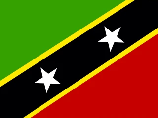 Flag of the KN Saint Kitts and Nevis 