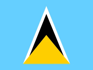 Flag of the LC Saint Lucia 