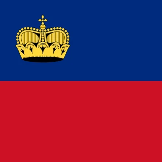 Flag of the Principality of Liechtenstein [Square Flag]