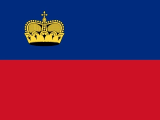 Flag of the LI Principality of Liechtenstein 