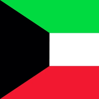 Flag of the State of Kuwait [Square Flag]