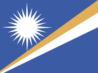 Flag of the MH Republic of the Marshall Islands 