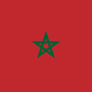 Flag of the Kingdom of Morocco [Square Flag]