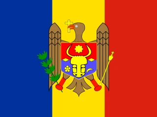 Flag of the MD Republic of Moldova 