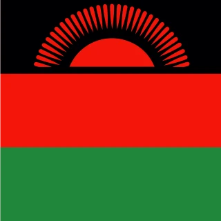 Flag of the Republic of Malawi [Square Flag]