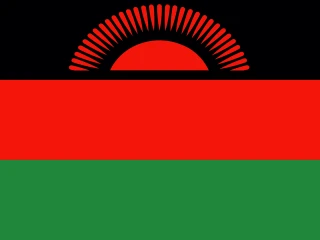 Flag of the MW Republic of Malawi 