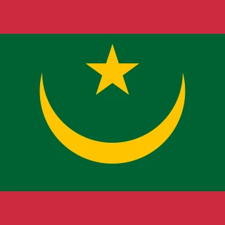 Flag of the Islamic Republic of Mauritania [Square Flag]