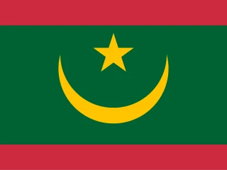 Flag of the MR Islamic Republic of Mauritania 