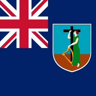 Flag of the Montserrat [Square Flag]