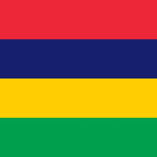 Flag of the Republic of Mauritius [Square Flag]