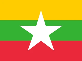 Flag of the MM Republic of the Union of Myanmar