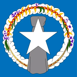 Flag of the Commonwealth of the Northern Mariana Islands [Square Flag]