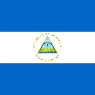 Flag of the Republic of Nicaragua [Square Flag]