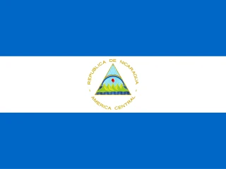 Flag of the NI Republic of Nicaragua 