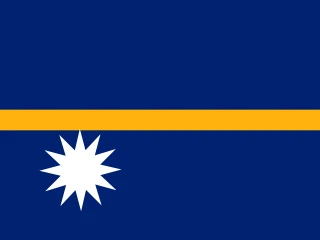 Flag of the NR Republic of Nauru 