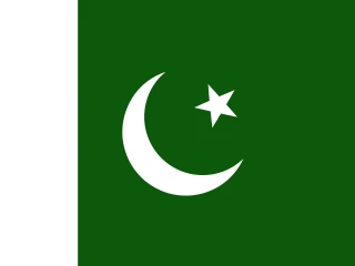 Flag of the PK Islamic Republic of Pakistan 