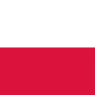 Flag of the Republic of Poland [Square Flag]