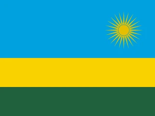 Flag of the RW Republic of Rwanda 